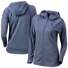 Dallas Mavericks Women's Omni-Wick Half Shot Full-Zip Hooded Jacket sale - Navy cheap