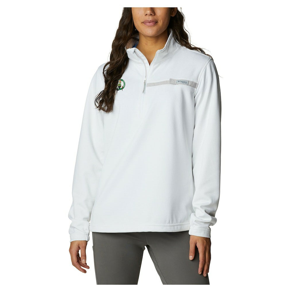 Boston Celtics Women's Skiff Guide Fleece Pullover Top - White outlet