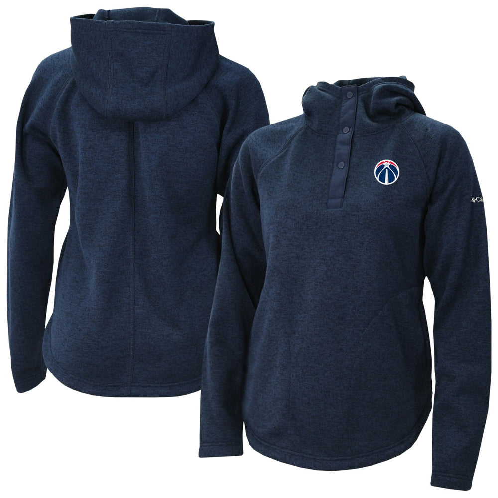 Washington Wizards Women's Sweater Weather Quarter-Snap Hoodie - Navy online