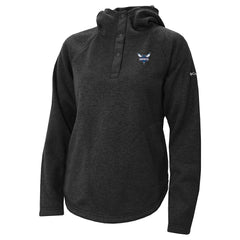 Charlotte Hornets Women's Sweater Weather Quarter-Snap Hoodie - Black on sale
