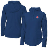 Detroit Pistons Women's Sweater Weather Quarter-Snap Hoodie sale - Blue discount