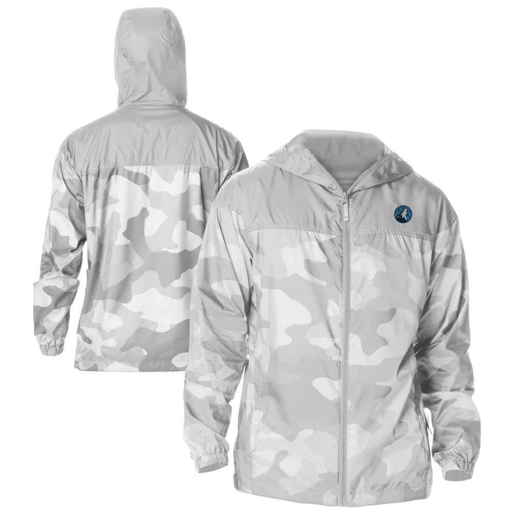 Minnesota Timberwolves Flash Challenger Windbreaker Jacket - Gray shop