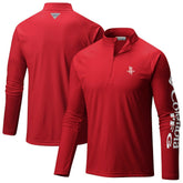 Houston Rockets PFG Terminal Tackle Quarter-Zip Top sale - Red online