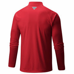 Houston Rockets PFG Terminal Tackle Quarter-Zip Top sale - Red online