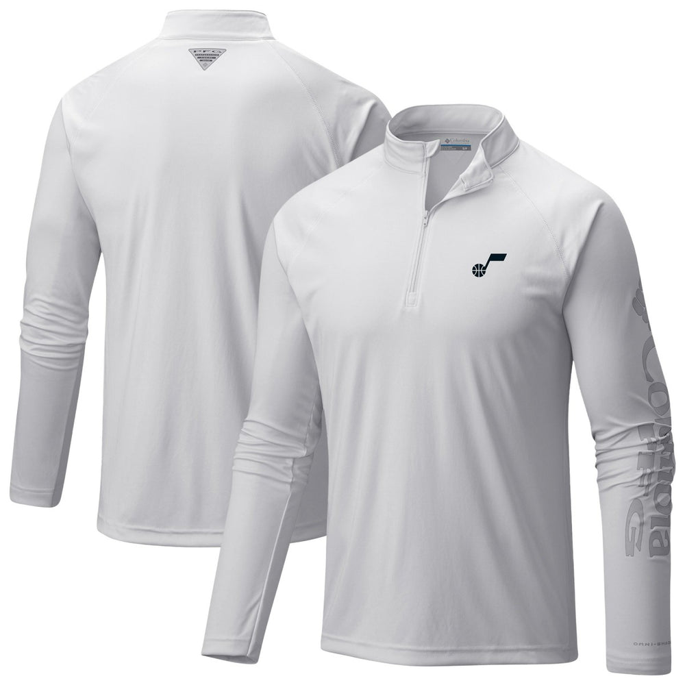 Utah Jazz PFG Terminal Tackle Quarter-Zip Top - White outlet