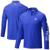 Oklahoma City Thunder PFG Terminal Tackle Quarter-Zip Top - Blue on sale