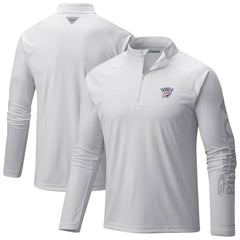 Oklahoma City Thunder PFG Terminal Tackle Quarter-Zip Top - White for sale