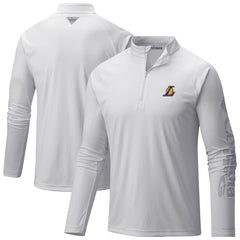 Los Angeles Lakers PFG Terminal Tackle Quarter-Zip Top - White discount