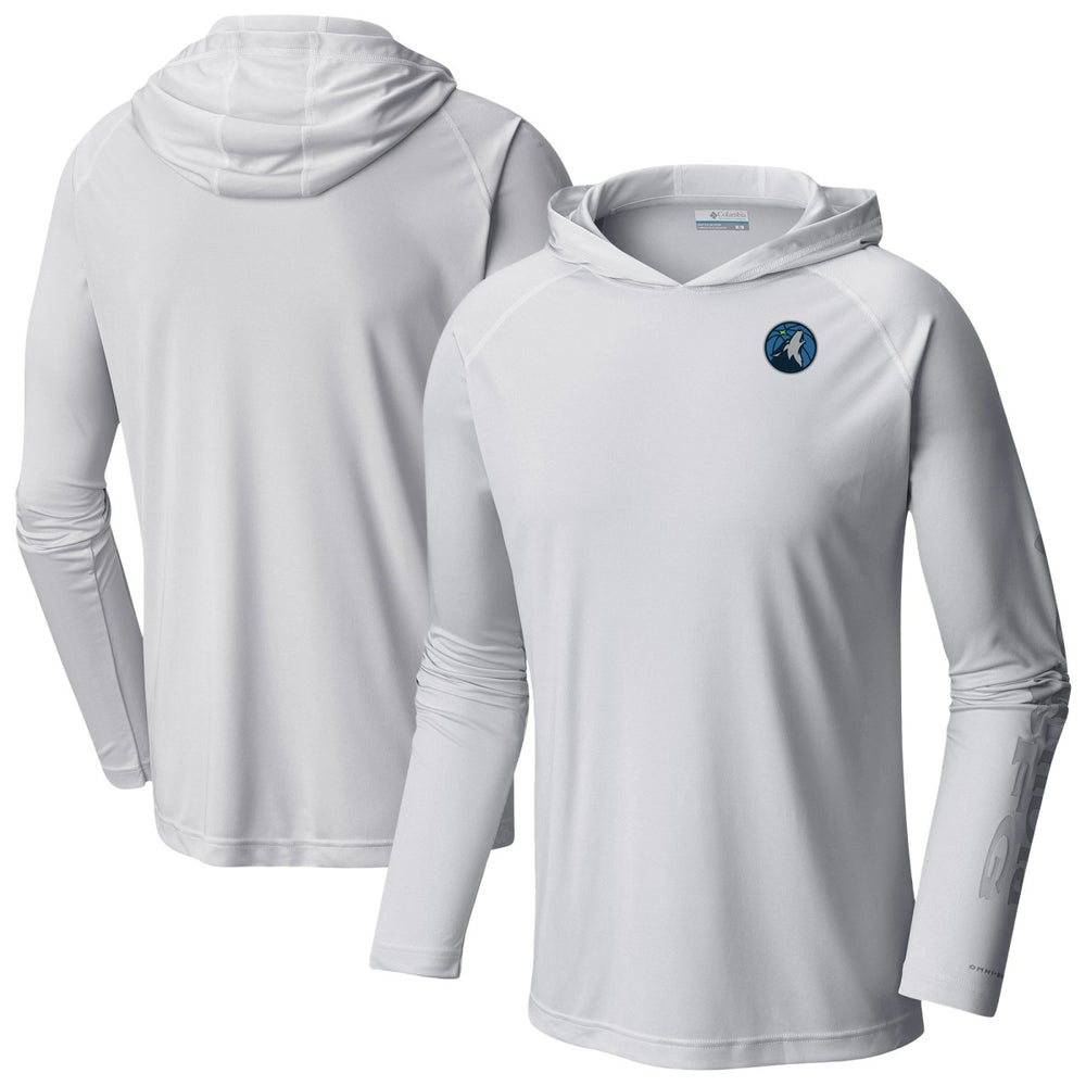Minnesota Timberwolves PFG Super Terminal Tackle Hoodie - White on sale