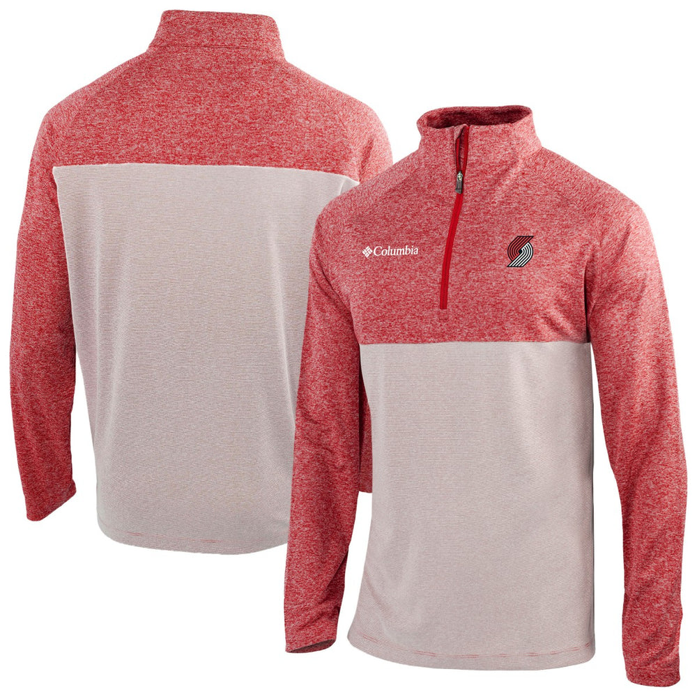 Portland Trail Blazers Omni-Wick Rockin' It Quarter-Zip Top - Red cheap