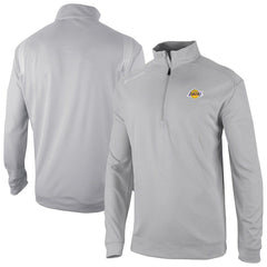 Los Angeles Lakers Oakland Downs Omni-Wick Quarter-Zip Top - Gray outlet