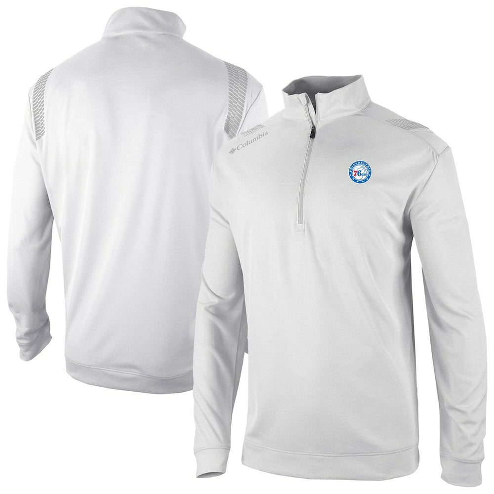Philadelphia 76ers Oakland Downs Omni-Wick Quarter-Zip Top - White shop