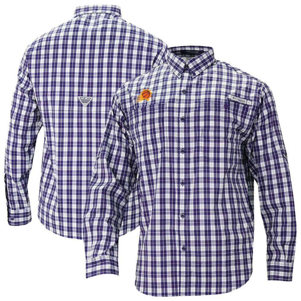 Phoenix Suns Super Tamiami Omni-Shade Long Sleeve Button-Down Shirt - Purple sale