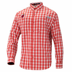 Miami Heat Super Tamiami Omni-Shade Long Sleeve Button-Down Shirt - Red sale