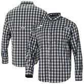 Utah Jazz Super Tamiami Omni-Shade Long Sleeve Button-Down Shirt - Black sale