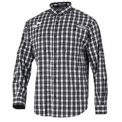 Utah Jazz Super Tamiami Omni-Shade Long Sleeve Button-Down Shirt - Black sale