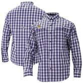 Los Angeles Lakers Super Tamiami Omni-Shade Long Sleeve Button-Down Shirt - Purple outlet