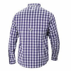 Los Angeles Lakers Super Tamiami Omni-Shade Long Sleeve Button-Down Shirt - Purple outlet