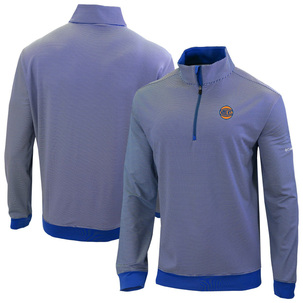 New York Knicks Omni-Wick Even Lie Quarter-Zip Top - Blue cheap