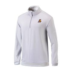 Los Angeles Lakers Omni-Wick Even Lie Quarter-Zip Top - Gray/White outlet