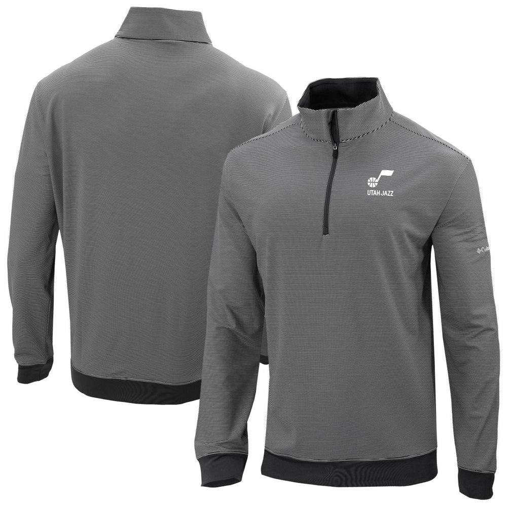 Utah Jazz Omni-Wick Even Lie Quarter-Zip Top - Black discount