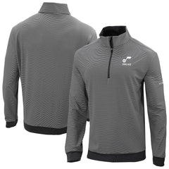 Utah Jazz Omni-Wick Even Lie Quarter-Zip Top - Black discount