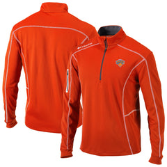 New York Knicks Omni-Wick Shotgun Quarter-Zip Jacket - Orange sale