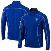 Oklahoma City Thunder Omni-Wick Shotgun Quarter-Zip Jacket - Blue cheap