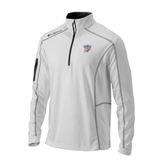 Oklahoma City Thunder Omni-Wick Shotgun Quarter-Zip Jacket - White sale