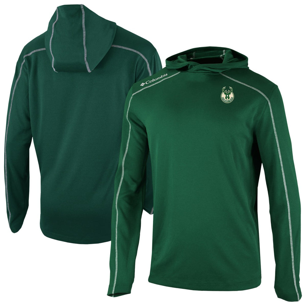 Milwaukee Bucks Omni-Wick Shotgun Pullover Hoodie - Hunter Green cheap