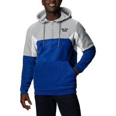 New York Knicks Men's Lodge Quarter-Zip Hoodie - Blue outlet