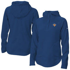 New York Knicks Women's Sweater Weather Quarter-Snap Hoodie - Blue shop