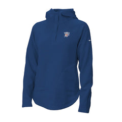 Oklahoma City Thunder Women's Sweater Weather Quarter-Snap Hoodie - Blue shop