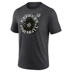 Las Vegas Raiders Sporting Chance Tri-Blend T-Shirt - Charcoal for sale