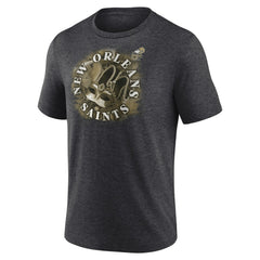 New Orleans Saints Sporting Chance Tri-Blend T-Shirt - Charcoal sale