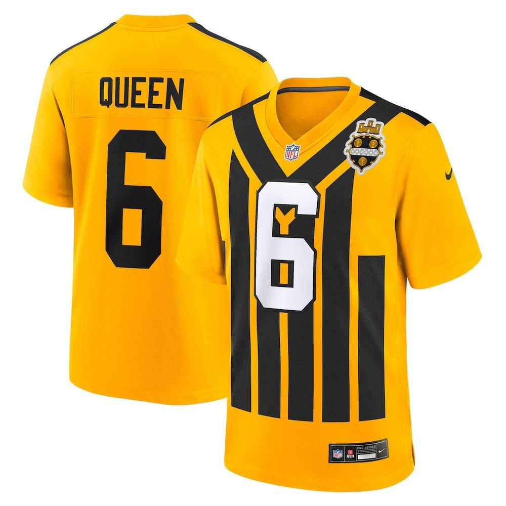 Patrick Queen Pittsburgh Steelers Alternate 1933 Throwback Game Jersey - Gold online
