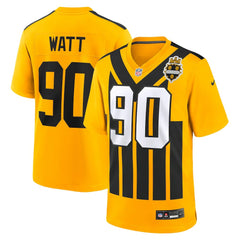T.J. Watt Pittsburgh Steelers Alternate 1933 Throwback Game Jersey - Gold outlet