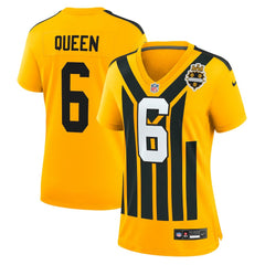 Patrick Queen Pittsburgh Steelers Women's Alternate 1933 Throwback Game Jersey - Gold on sale
