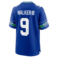 Kenneth Walker III Seattle Seahawks Alternate 50th Season Game Jersey - Royal for sale