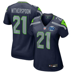 Devon Witherspoon Seattle Seahawks Women's Team 50th Season Game Jersey - College Navy discount