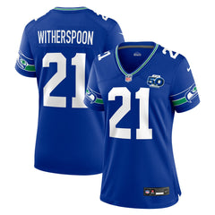 Devon Witherspoon Seattle Seahawks Women's Alternate 50th Season Game Jersey - Royal on sale