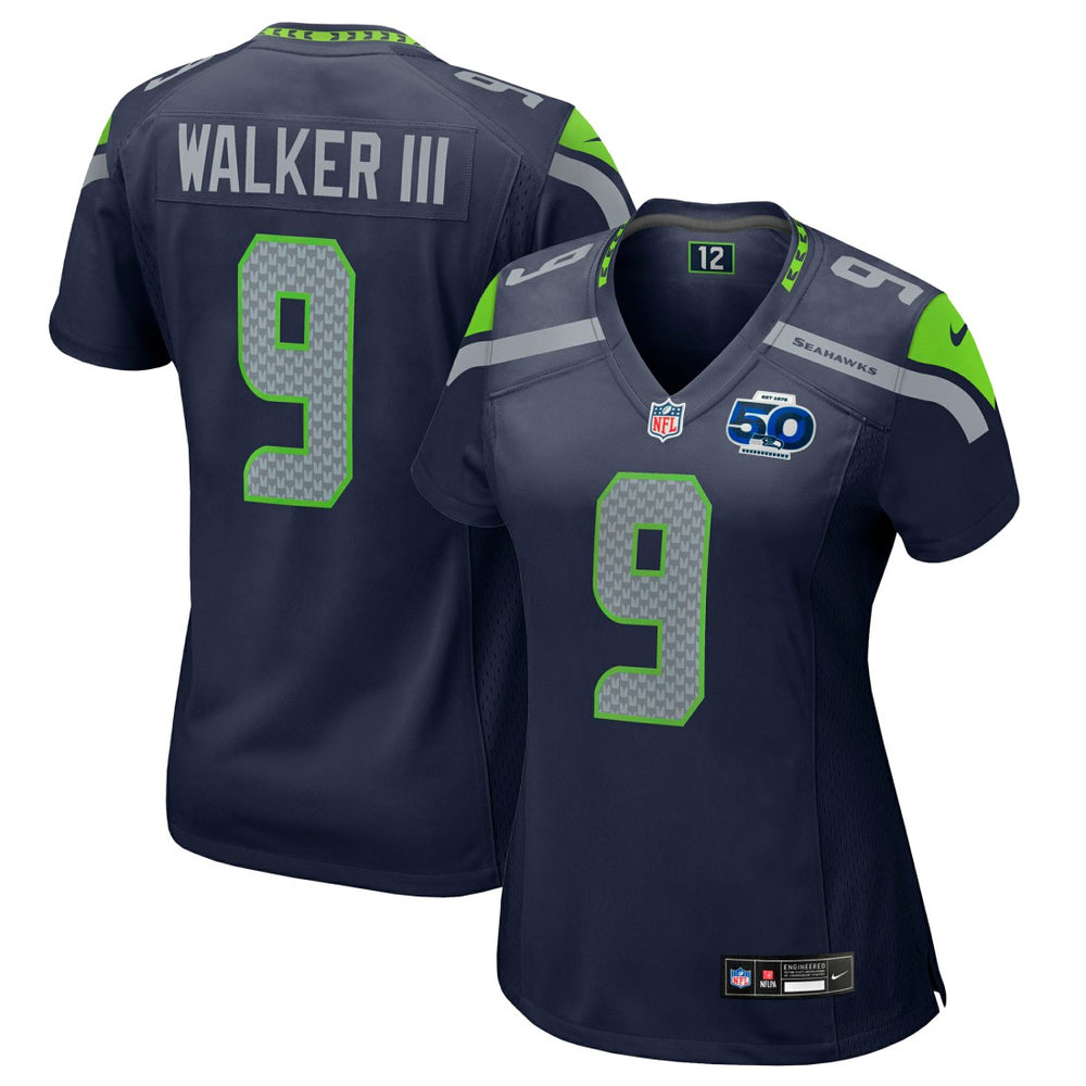 Kenneth Walker III Seattle Seahawks Women's 50th Season Game Jersey - College Navy cheap