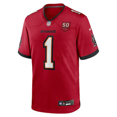 Rachaad White Tampa Bay Buccaneers 50th Anniversary Team Game Jersey - Red discount