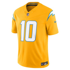 Justin Herbert Los Angeles Chargers Alternate Charger Power Vapor F.U.S.E. Limited Jersey - Gold online