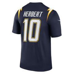 Justin Herbert Los Angeles Chargers Alternate Super Chargers Legend Player Performance Top - Navy on sale