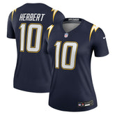 Justin Herbert Los Angeles Chargers Women's Alternate Super Chargers Legend Player Performance Top - Navy on sale