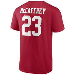 Christian McCaffrey San Francisco 49ers Player Icon T-Shirt - Scarlet sale