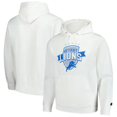 Detroit Lions Starter Vintage Pullover Hoodie - White on sale