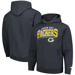 Green Bay Packers Starter Vintage Pullover Hoodie - Charcoal for sale