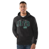 New York Jets Starter Vintage Pullover Hoodie - Charcoal sale